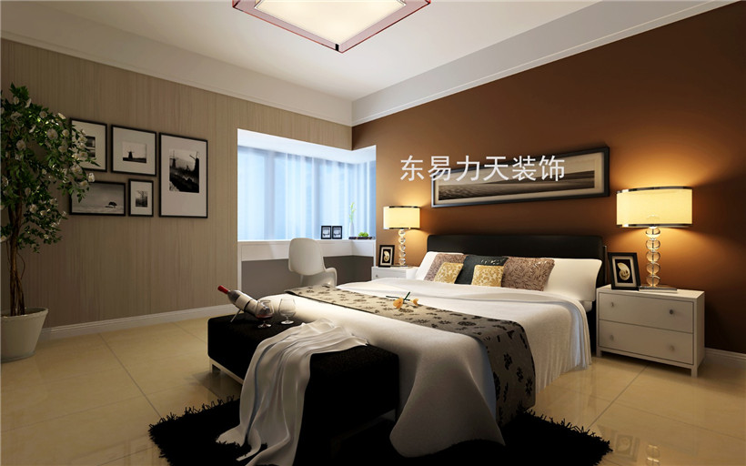 鄭州家裝公司藍(lán)堡灣現(xiàn)代簡約