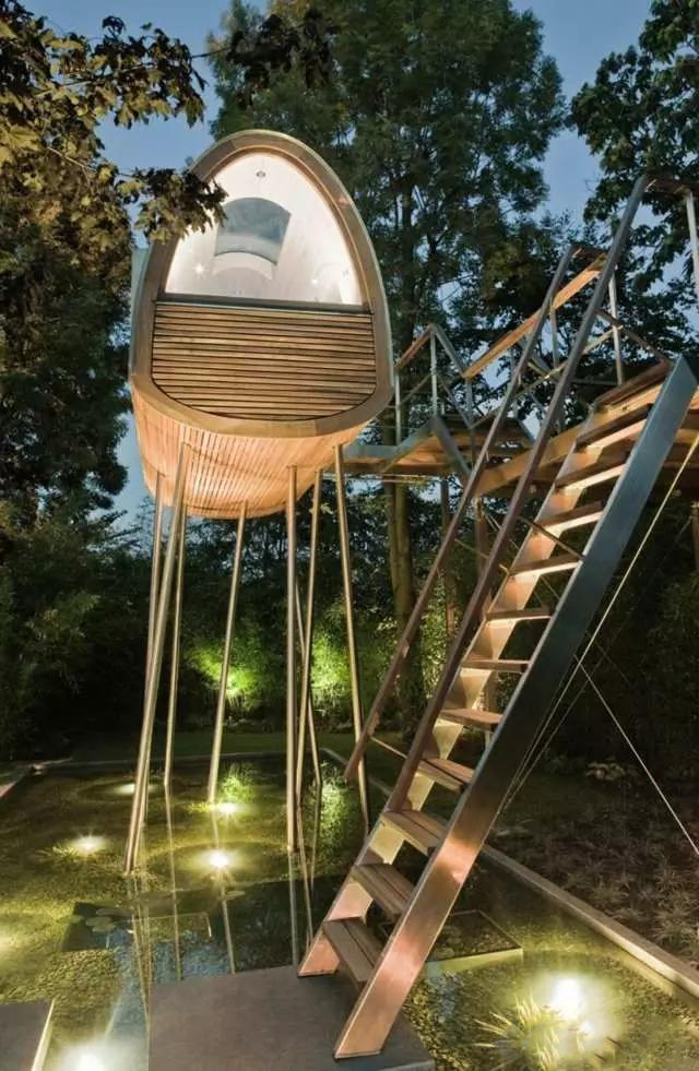 河南東易力天裝飾，別墅豪宅設計施工 會開花呼吸的童話樹屋